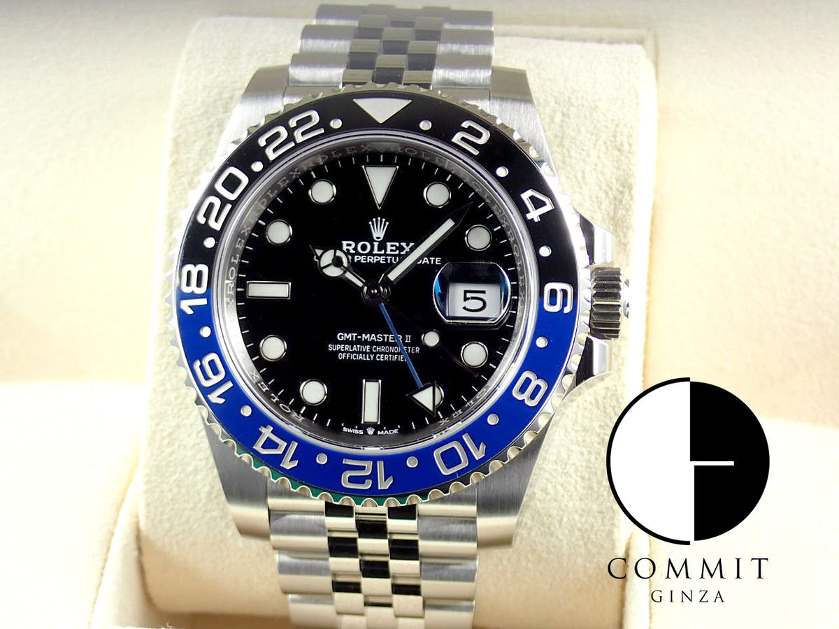 ロレックス GMTマスターII Ref.126710BLNR ブラック文字盤 未使用 gmt-master2-124 ジュビリーブレスレット