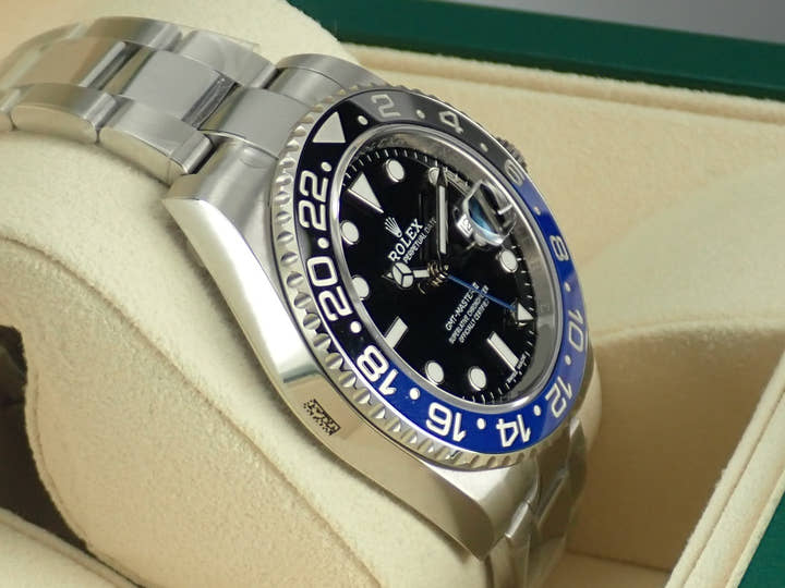 ロレックス GMTマスターII Ref.116710BLNR ブラック文字盤 未使用 gmt-master2-128 オイスターブレスレット