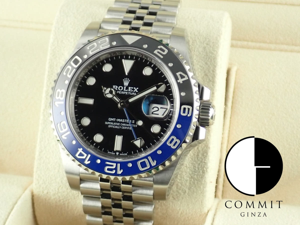 ロレックス GMTマスターII Ref.126710BLNR ブラック文字盤 未使用 gmt-master2-134 ジュビリーブレスレット