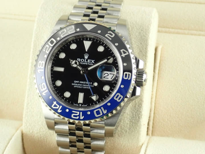 ロレックス GMTマスターII Ref.126710BLNR ブラック文字盤 未使用 gmt-master2-134 ジュビリーブレスレット