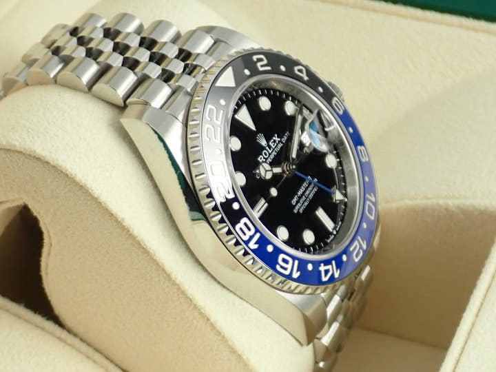ロレックス GMTマスターII Ref.126710BLNR ブラック文字盤 未使用 gmt-master2-134 ジュビリーブレスレット