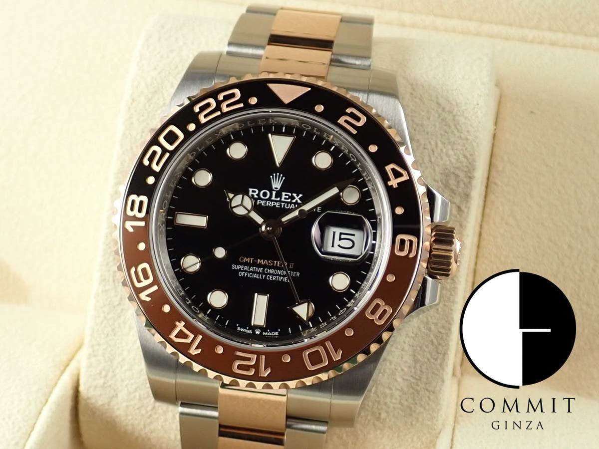 ロレックス GMTマスターII Ref.126711CHNR ブラック文字盤 未使用 gmt-master2-141 オイスターブレスレット オイスターブレスレット