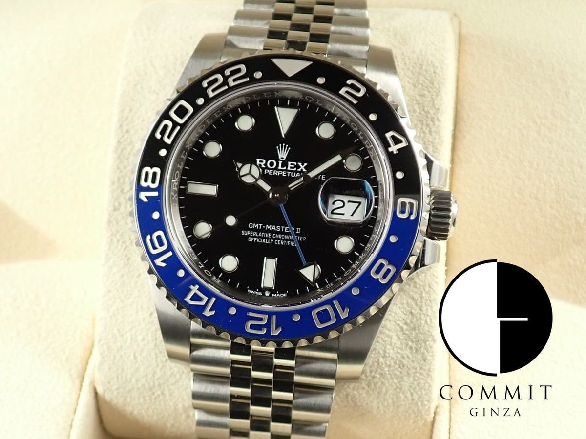 Rolex GMT Master Blue and Black Bezel <New warranty, box, etc.>