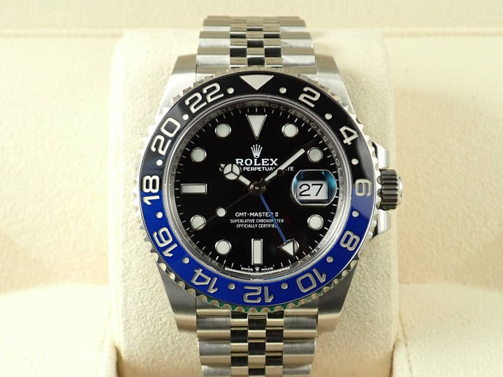 Rolex GMT-Master II Ref. 126710BLNR Stainless Steel Black Dial Oyster Bracelet