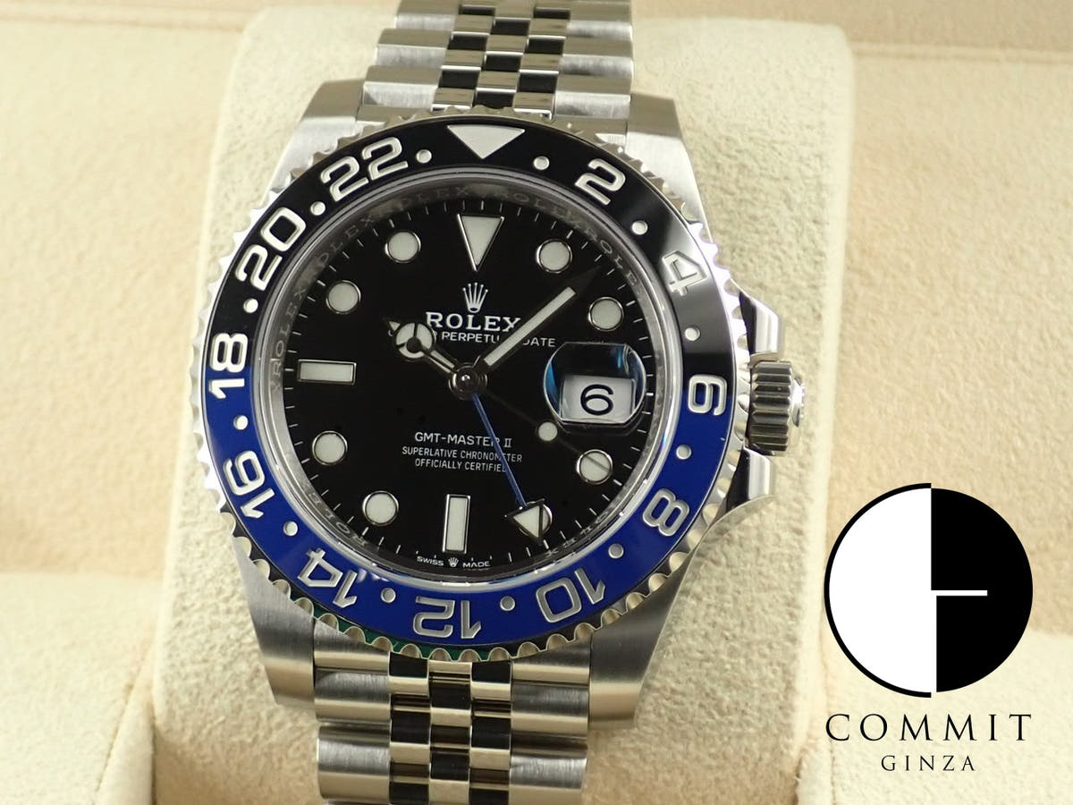 ロレックス GMTマスターII Ref.126710BLNR ブラック文字盤 未使用 gmt-master2-154 ジュビリーブレスレット