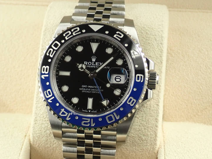ロレックス GMTマスターII Ref.126710BLNR ブラック文字盤 未使用 gmt-master2-154 ジュビリーブレスレット