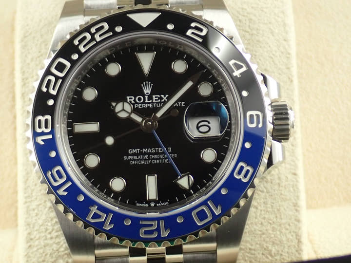 ロレックス GMTマスターII Ref.126710BLNR ブラック文字盤 未使用 gmt-master2-154 ジュビリーブレスレット
