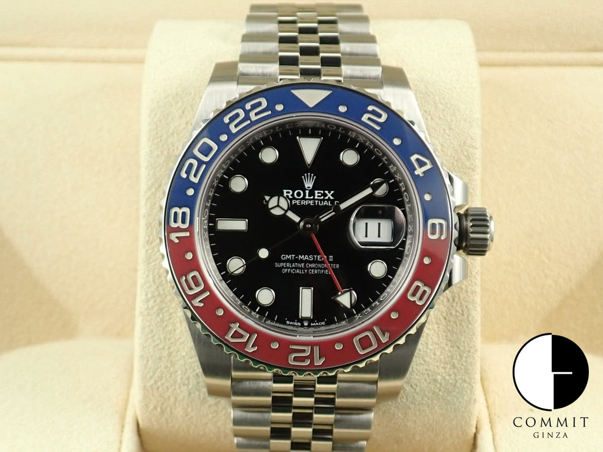 Rolex GMT-Master II Ref. 126710BLRO Stainless Steel Black Dial Oyster Bracelet