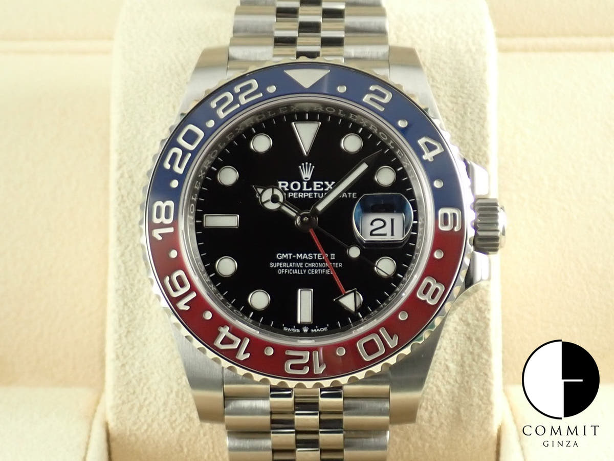 Rolex GMT-Master II Ref. 126710BLRO Stainless Steel Black Dial Oyster Bracelet