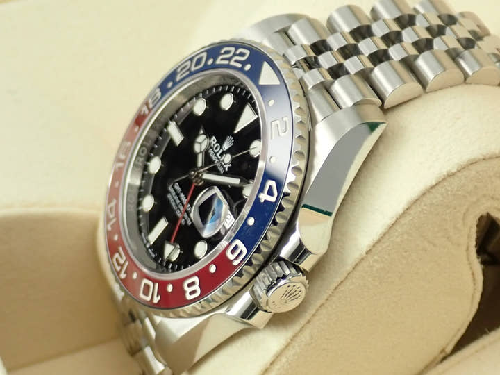 Rolex GMT-Master II Ref. 126710BLRO Stainless Steel Black Dial Oyster Bracelet