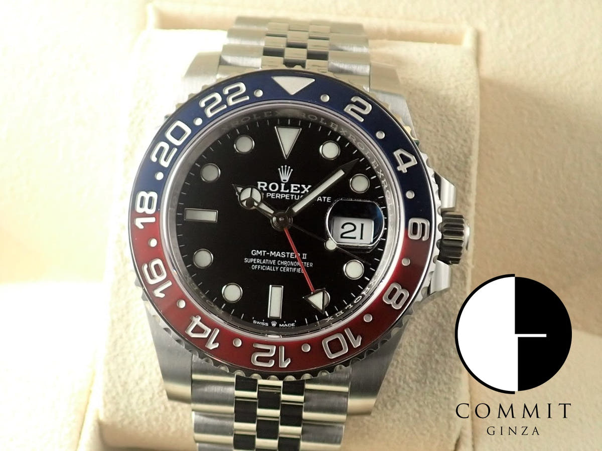 ロレックス GMTマスターII Ref.126710BLRO ブラック文字盤 未使用 gmt-master2-160 ジュビリーブレスレット