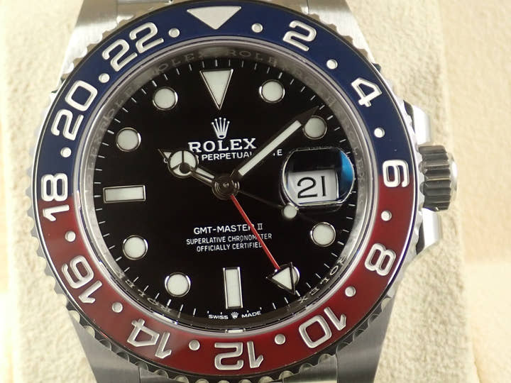 ロレックス GMTマスターII Ref.126710BLRO ブラック文字盤 未使用 gmt-master2-160 ジュビリーブレスレット