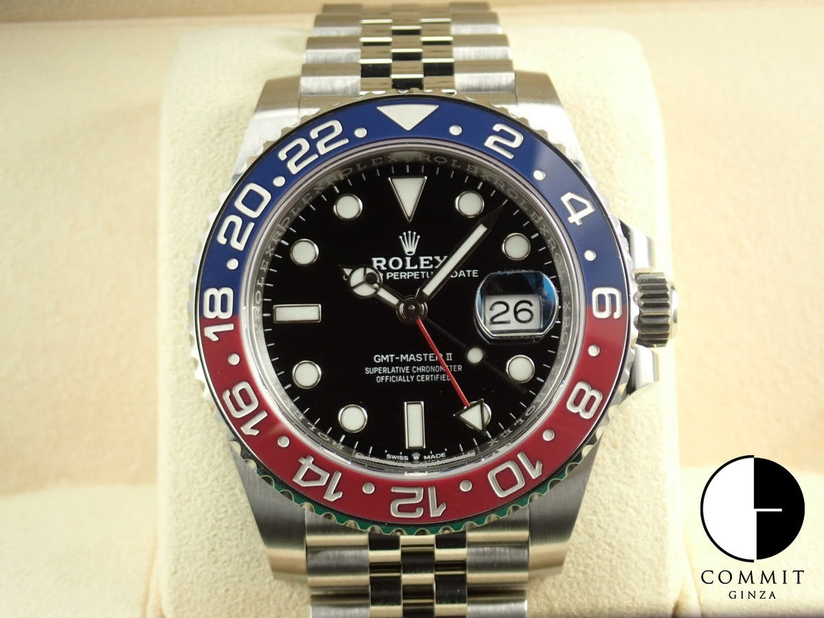 Rolex GMT-Master II Ref. 126710BLRO Stainless Steel Black Dial Oyster Bracelet