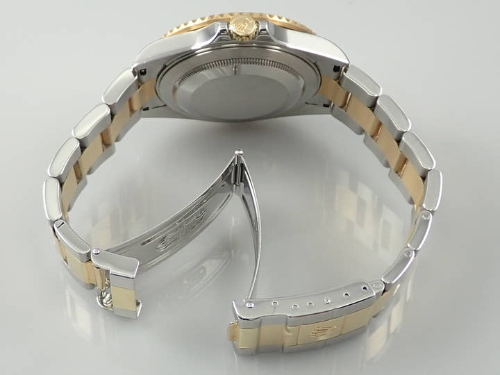 Rolex GMT-Master II Ref. 16713 Stainless Steel/Yellow Gold Brown Dial