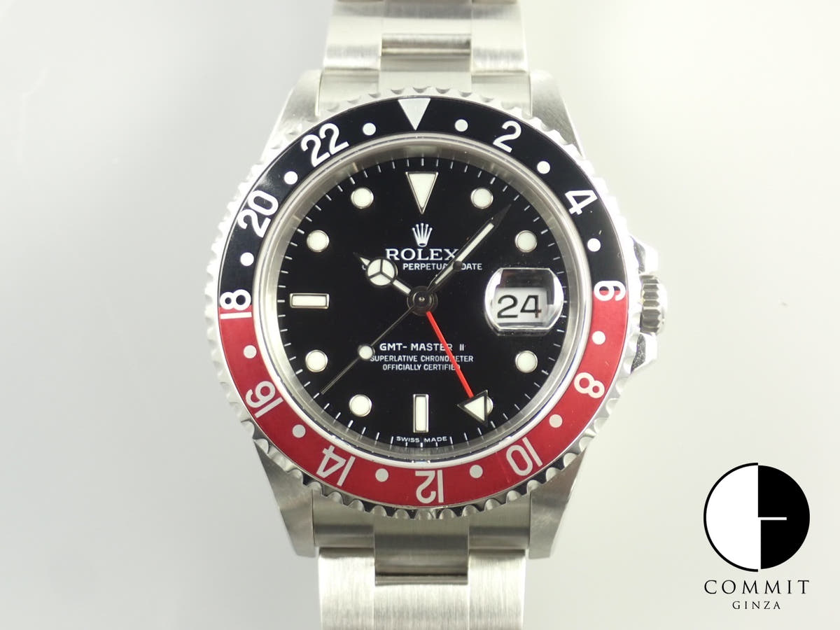 Rolex GMT-Master II Ref. 16710 Stainless Steel Black Dial Oyster Bracelet