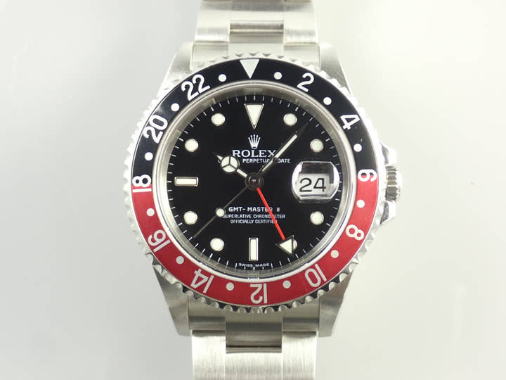 Rolex GMT-Master II Ref. 16710 Stainless Steel Black Dial Oyster Bracelet