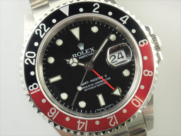Rolex GMT-Master II Ref. 16710 Stainless Steel Black Dial Oyster Bracelet