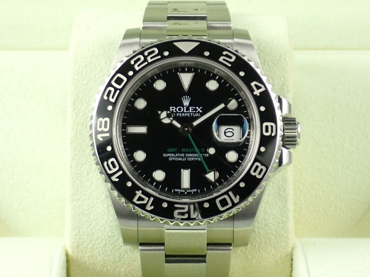 Rolex GMT-Master II Ref. 116710LN Stainless Steel Black Dial