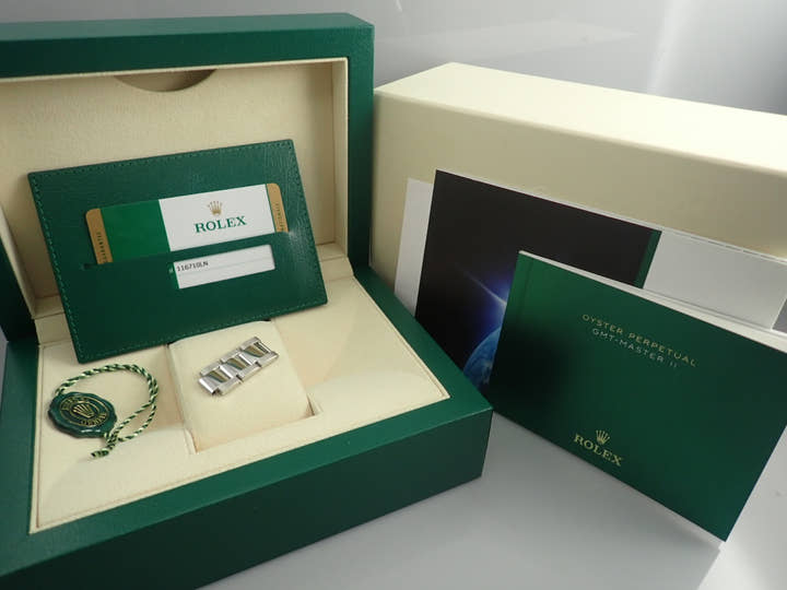 ロレックス GMTマスターII Ref.116710LN ステンレススチール ブラック文字盤 オイスターブレスレット