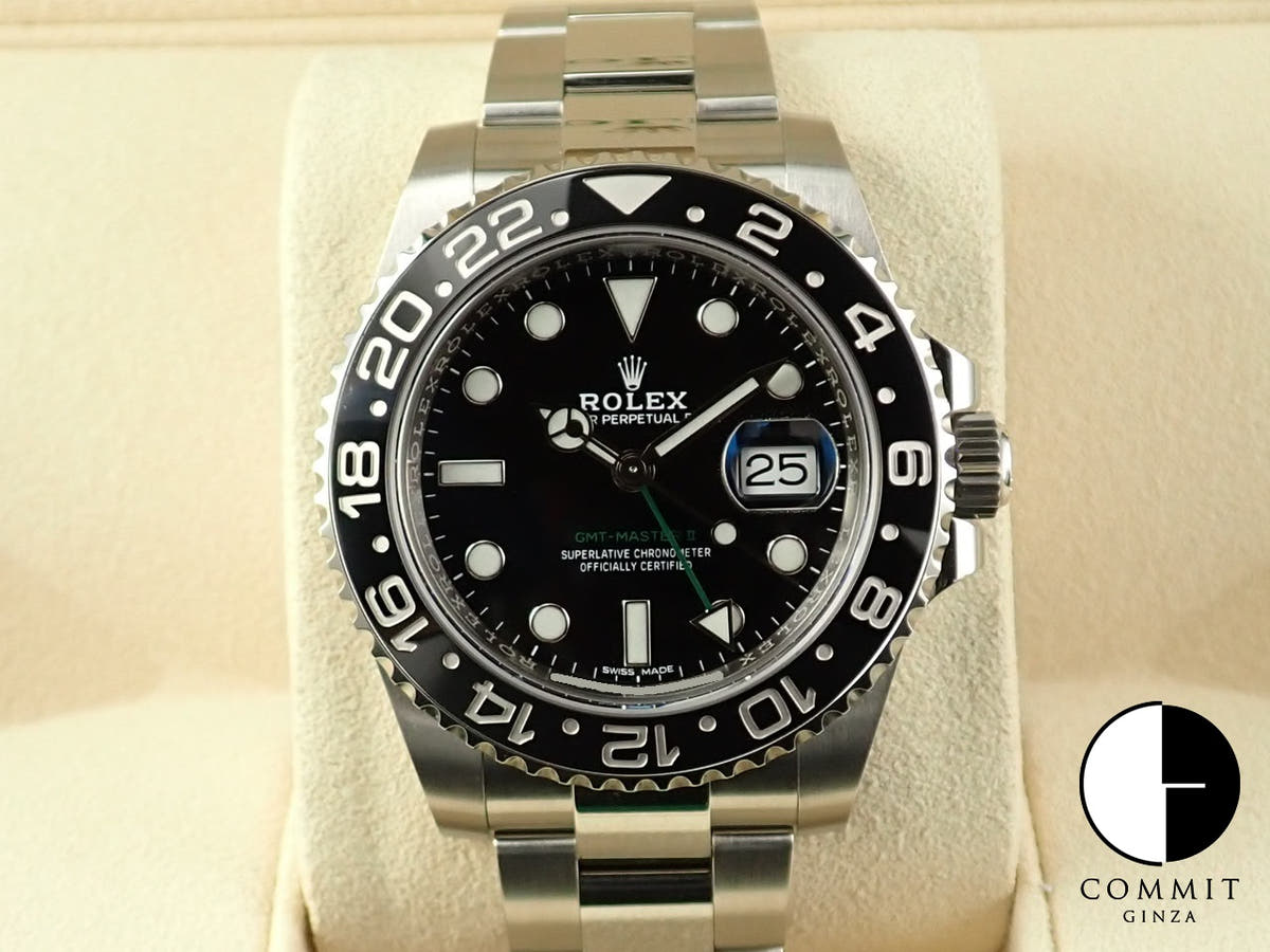 Rolex GMT-Master II Ref. 116710LN Stainless Steel Black Dial