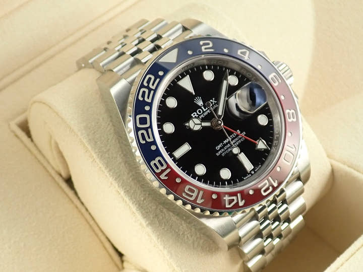 ロレックス GMTマスターII Ref.126710BLRO ステンレススチール ブラック文字盤 ジュビリーブレスレット 中古 4695Z4J7