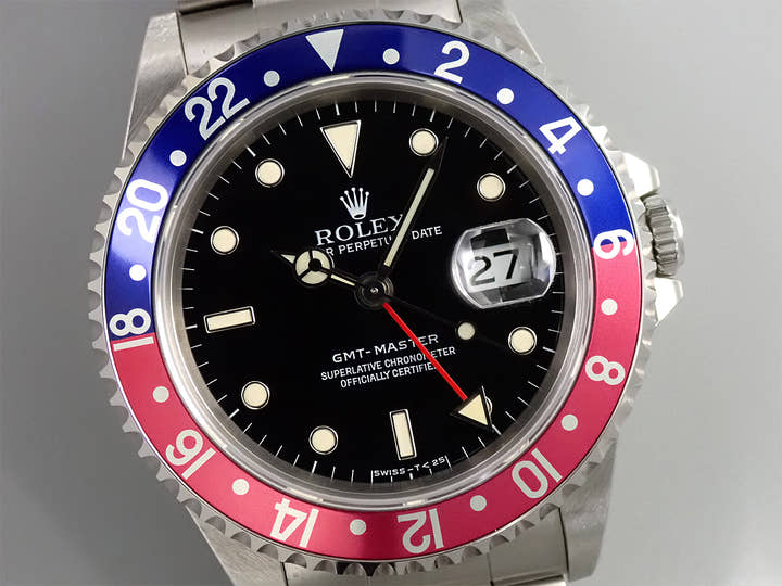 ロレックス GMTマスター Ref.16700 ステンレススチール ブラック文字盤 オイスターブレスレット