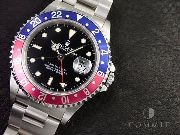 ロレックス GMTマスター Ref.16700 ステンレススチール ブラック文字盤 オイスターブレスレット
