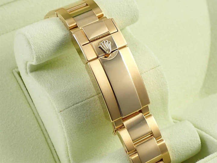 ロレックス GMTマスターII Ref.116758SANR イエローゴールド パヴェダイヤモンド文字盤 オイスターブレスレット