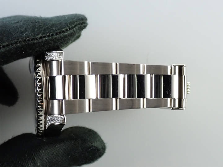 ロレックス GMTマスターII Ref.116759SANR ホワイトゴールド パヴェダイヤモンド文字盤 オイスターブレスレット