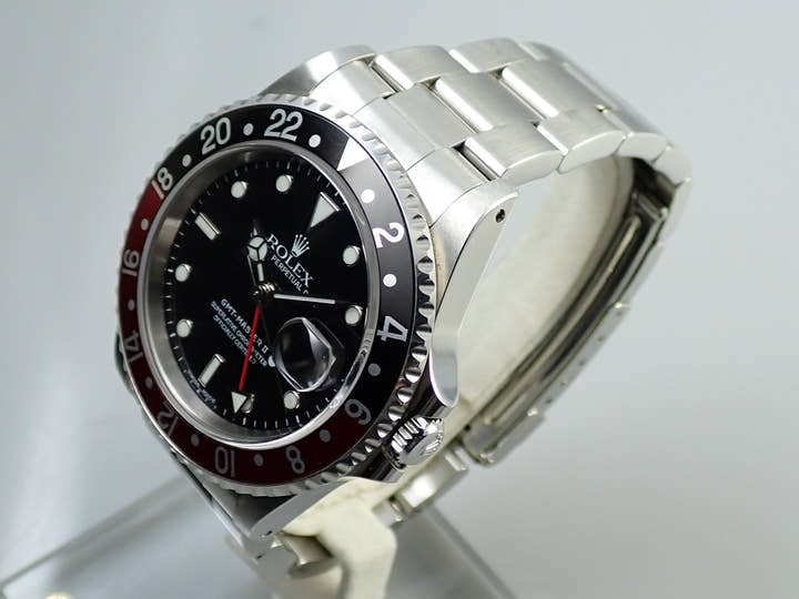 ロレックス GMTマスターII Ref.16710 ステンレススチール ブラック文字盤 オイスターブレスレット