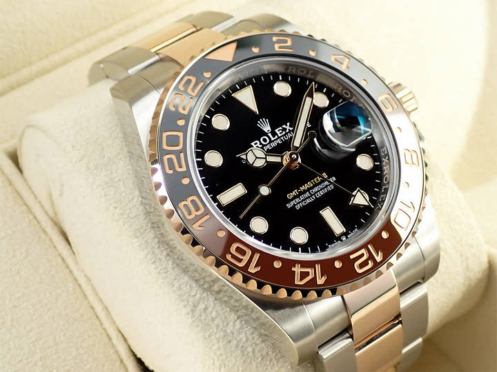 ロレックス GMTマスターII Ref.126711CHNR ステンレススチール/エバーローズゴールド ブラック文字盤 オイスターブレスレット
