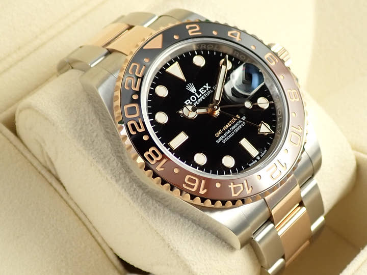 ロレックス GMTマスターII Ref.126711CHNR ステンレススチール/エバーローズゴールド ブラック文字盤 オイスターブレスレット