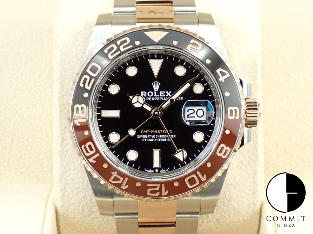 Rolex GMT-Master II Ref. 126711CHNR Stainless Steel/Everose Gold Black Dial