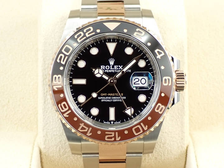 Rolex GMT-Master II Ref. 126711CHNR Stainless Steel/Everose Gold Black Dial