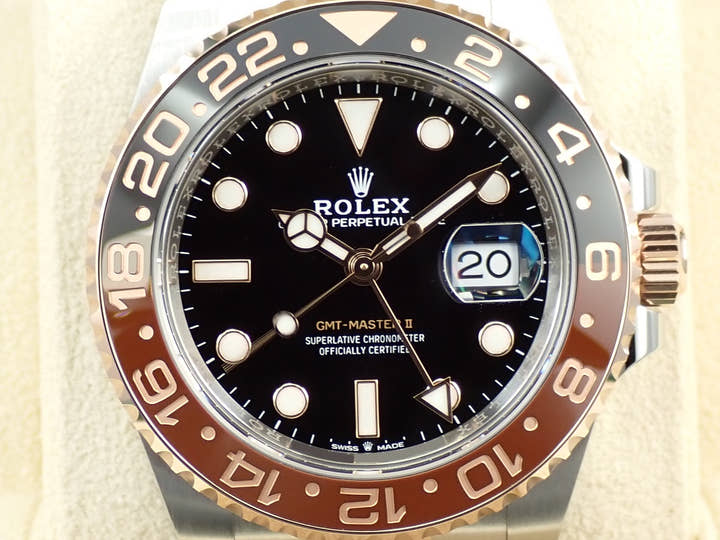 Rolex GMT-Master II Ref. 126711CHNR Stainless Steel/Everose Gold Black Dial