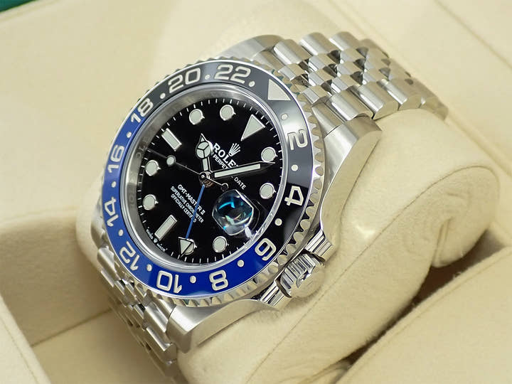 ロレックス GMTマスターII Ref.126710BLNR ステンレススチール ブラック文字盤 ジュビリーブレスレット 極美品 7WVFKFZL