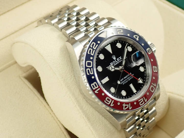 ロレックス GMTマスターII Ref.126710BLRO ステンレススチール ブラック文字盤 ジュビリーブレスレット 中古 5W4U8425