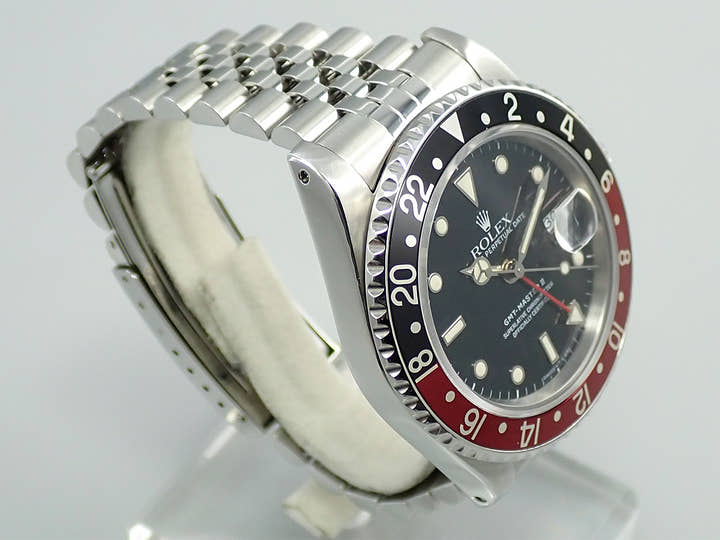 ロレックス GMTマスターII Ref.16710 ステンレススチール ブラック文字盤 ジュビリーブレスレット 中古 7LAUFRTK