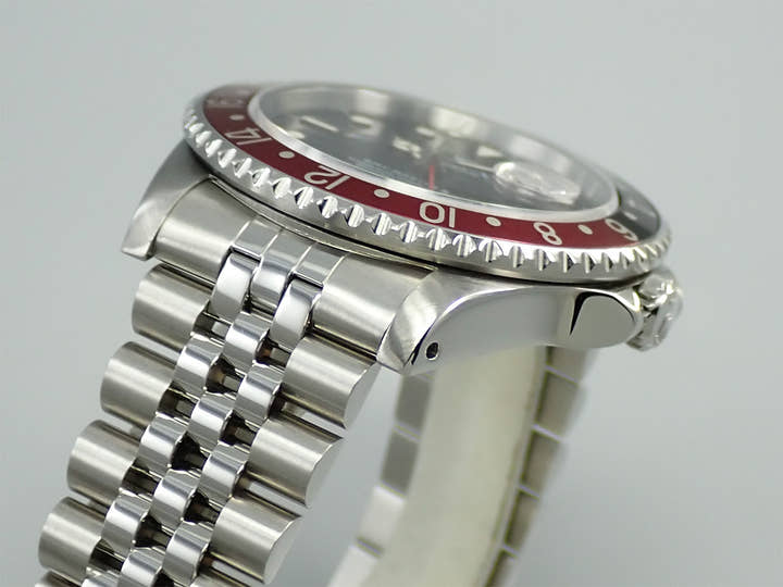 ロレックス GMTマスターII Ref.16710 ステンレススチール ブラック文字盤 ジュビリーブレスレット 中古 7LAUFRTK