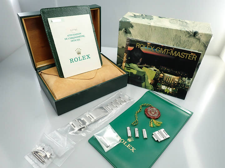 ロレックス GMTマスターII Ref.16710 ステンレススチール ブラック文字盤 ジュビリーブレスレット 中古 7LAUFRTK