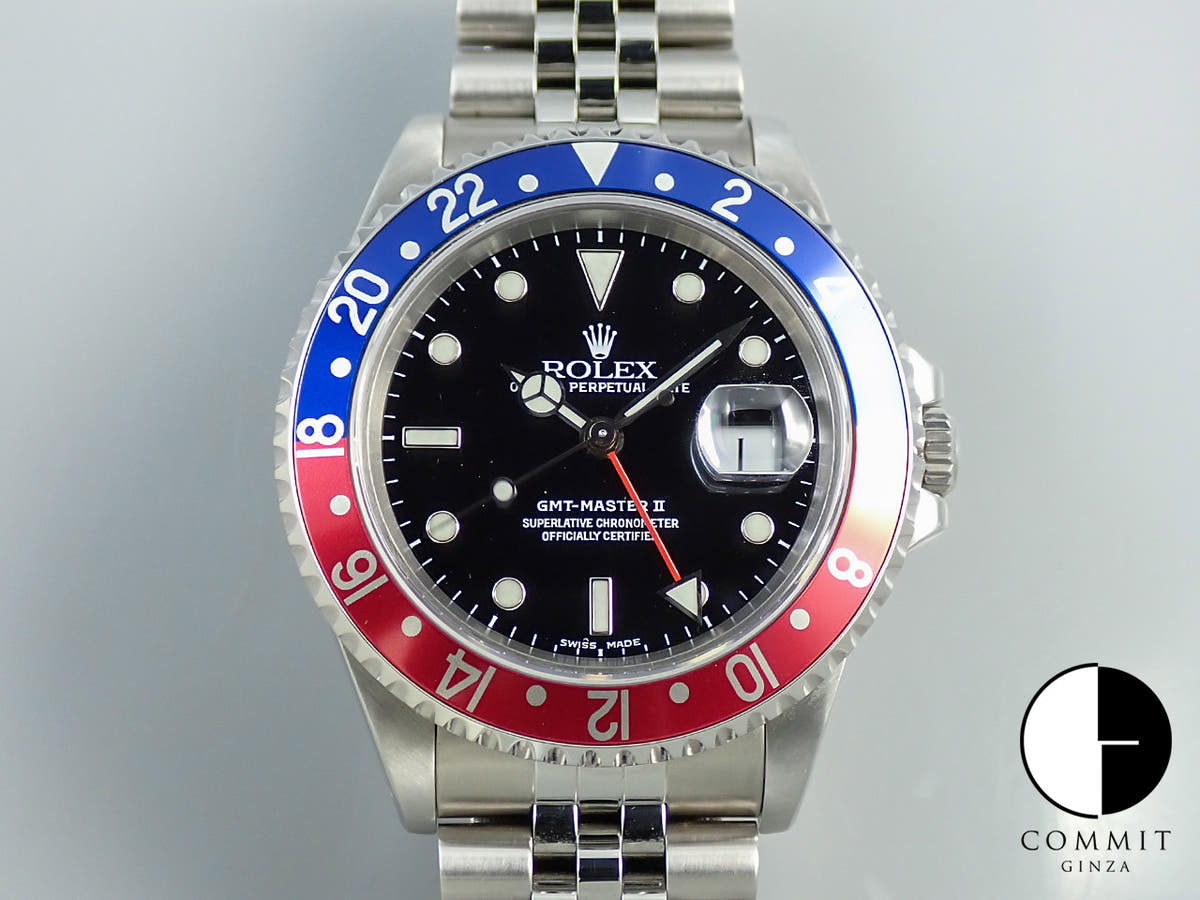 Rolex GMT-Master II Ref.16710 Stainless Steel Black Dial Jubilee Bracelet Pre-owned M5MUFCUH
