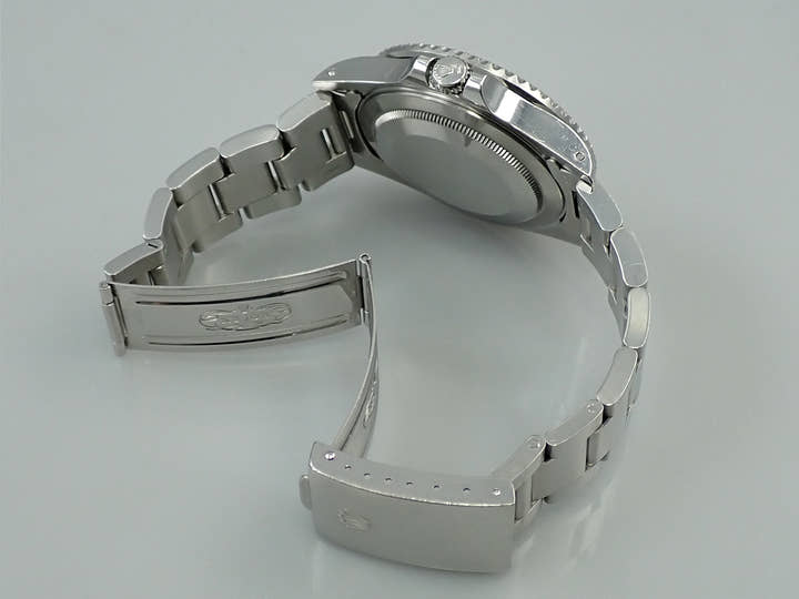 Pre-owned Rolex GMT-Master II Ref. 16760, stainless steel, black dial, Oyster bracelet. 1T1F2185