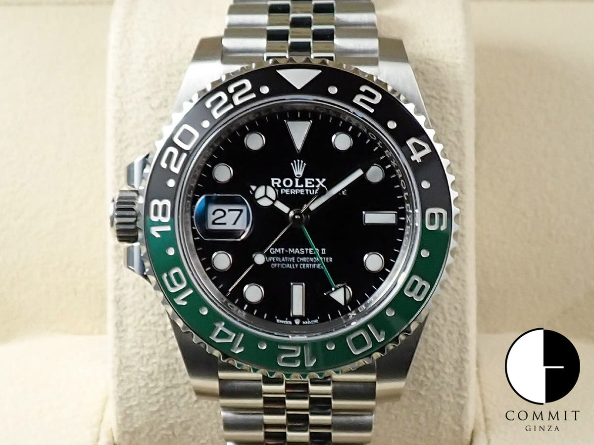 ロレックス GMTマスターII Ref.126720VTNR ステンレススチール ブラック文字盤 ジュビリーブレスレット 未使用 CLS36M6A