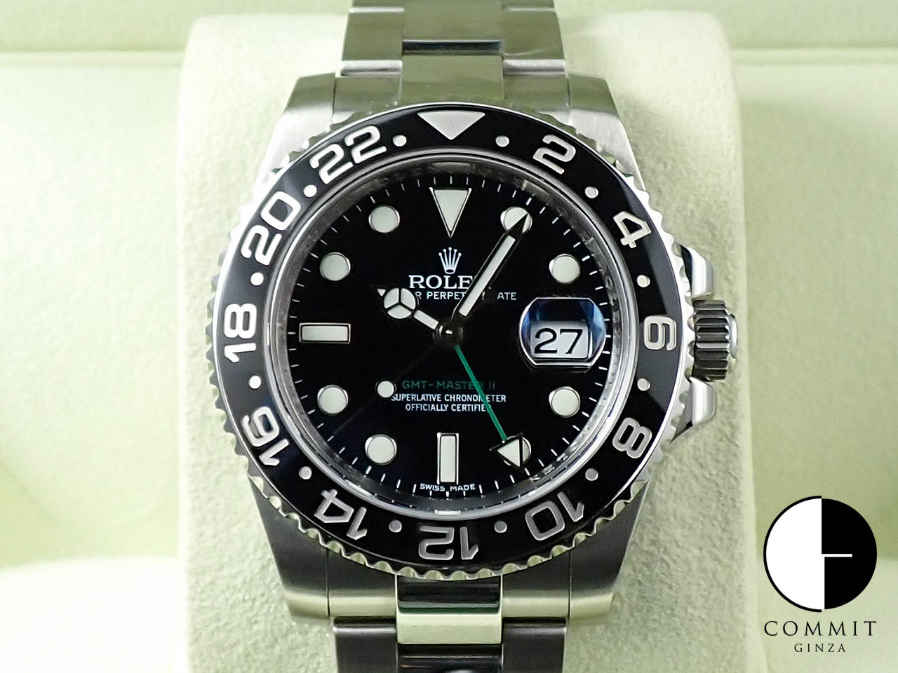 未使用)ROLEX ロレックス GMTマスター II 116713LN 【保護シール