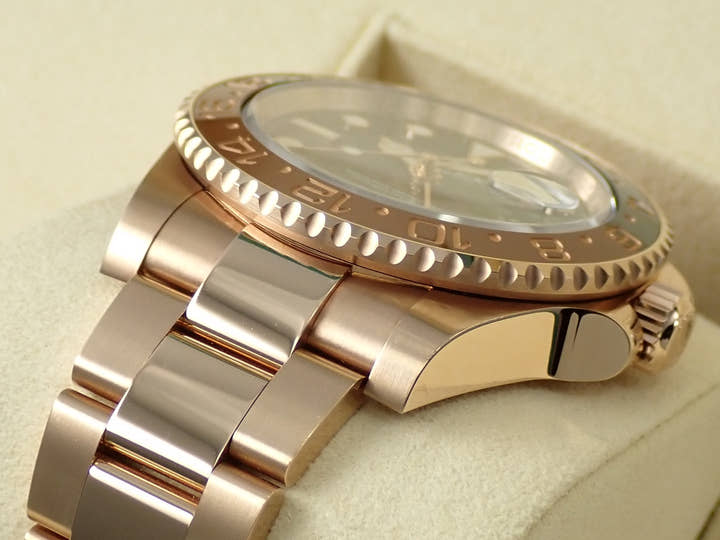 ロレックス GMTマスターII Ref.126715CHNR エバーローズゴールド ブラック文字盤 オイスターブレスレット オイスターブレスレット