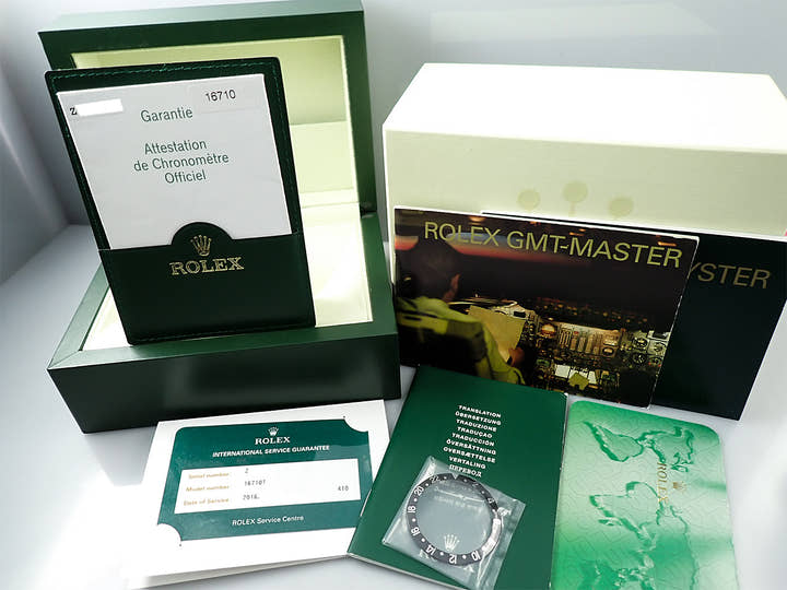 ロレックス GMTマスターII Ref.16710 ステンレススチール ブラック文字盤 オイスターブレスレット