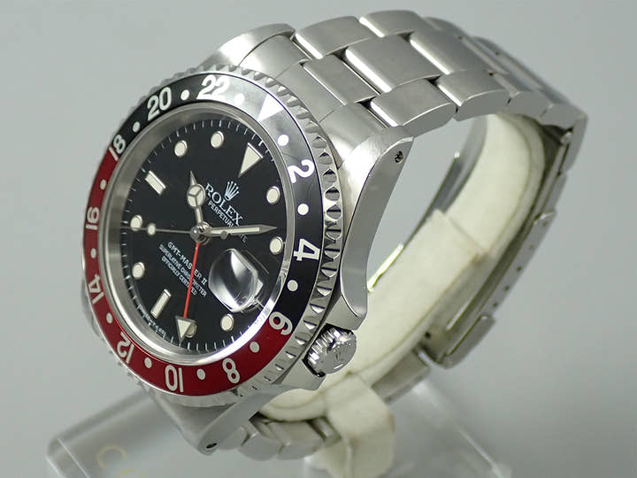 ロレックス GMTマスターII Ref.16710 ステンレススチール ブラック文字盤 オイスターブレスレット
