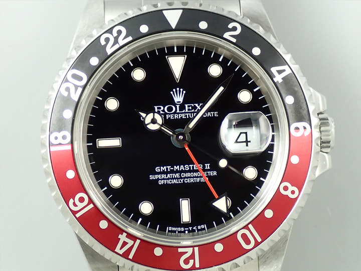 ロレックス GMTマスターII Ref.16710 ステンレススチール ブラック文字盤 オイスターブレスレット