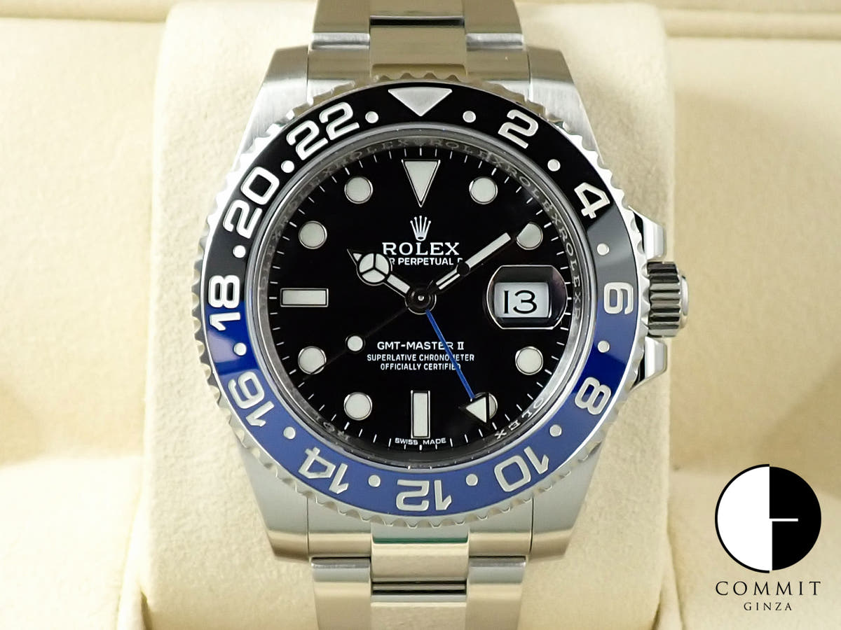 Rolex GMT-Master II Ref.116710BLNR Stainless Steel Black Dial Oyster Bracelet