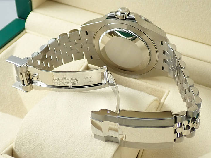 ロレックス GMTマスターII Ref.126710BLNR ステンレススチール ブラック文字盤 ジュビリーブレスレット 極美品 Y0K70751